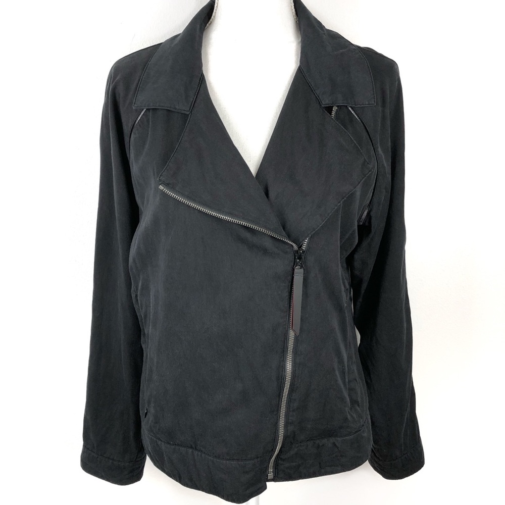Lululemon Soft Summer Jacket Asymmetrical Zip Moto